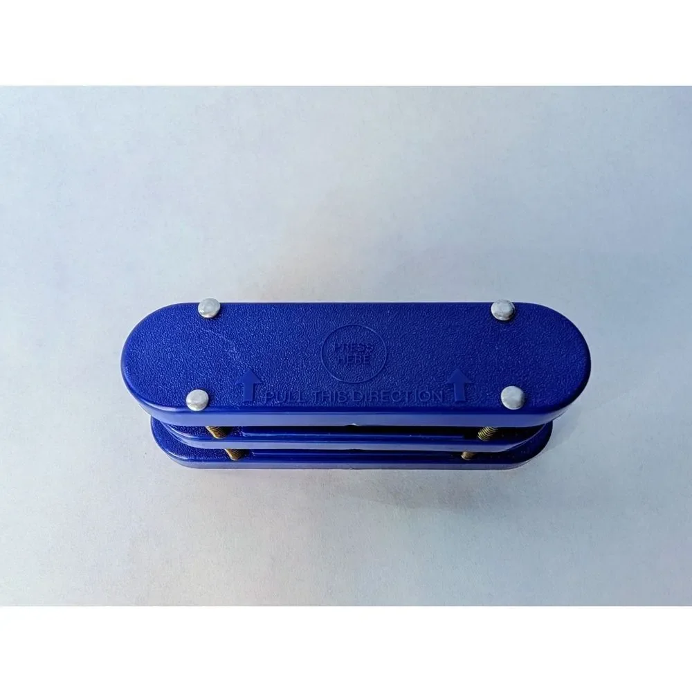 Vintage Giftco Brand 2 In 1 Ribbon Shredder & Curler Used With Box - Blue